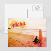 Aloha uit het Briefkaart Hawaï (Voorkant / Achterkant)