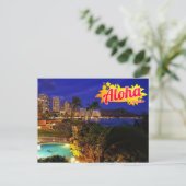 Aloha uit het Briefkaart Hawaï (Staand voorkant)