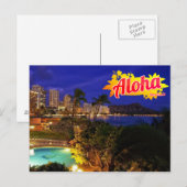 Aloha uit het Briefkaart Hawaï (Voorkant / Achterkant)