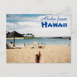 Aloha uit het Briefkaart Hawaï