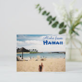 Aloha uit het Briefkaart Hawaï (Staand voorkant)