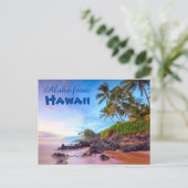Aloha uit het Briefkaart Hawaï (Staand voorkant)