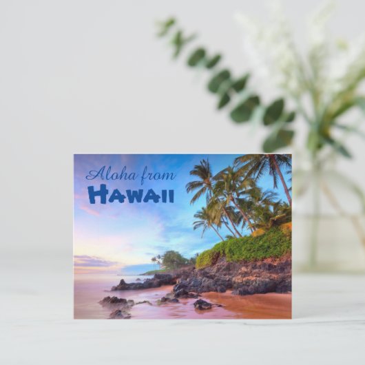 Aloha uit het Briefkaart Hawaï (Staand voorkant)