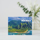 Aloha uit het Briefkaart Hawaï (Staand voorkant)