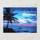 Aloha uit het Briefkaart Hawaï (Voorkant)