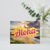Aloha uit het Briefkaart Hawaï (Staand voorkant)