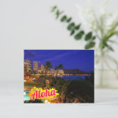 Aloha uit het Briefkaart Hawaï (Staand voorkant)