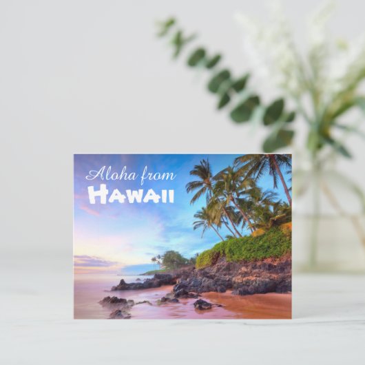 Aloha uit het Briefkaart Hawaï (Staand voorkant)