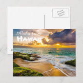 Aloha uit het Briefkaart Hawaï (Voorkant / Achterkant)