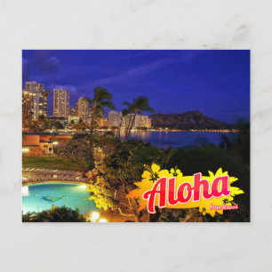 Aloha uit het Briefkaart Hawaï