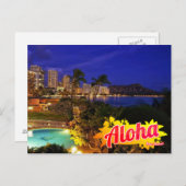 Aloha uit het Briefkaart Hawaï (Voorkant / Achterkant)