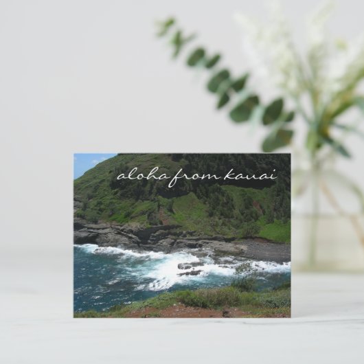 aloha uit het briefkaart kauai (Staand voorkant)