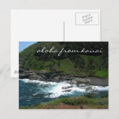 aloha uit het briefkaart kauai (Voorkant / Achterkant)