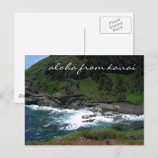 aloha uit het briefkaart kauai (Voorkant / Achterkant)