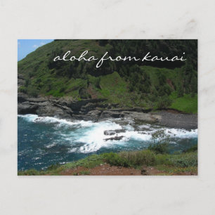 aloha uit het briefkaart kauai