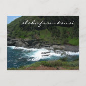 aloha uit het briefkaart kauai (Voorkant)