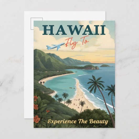 Aloha uit het paradijs: Hawaii Briefkaart (Voorkant / Achterkant)