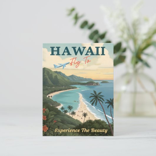 Aloha uit het paradijs: Hawaii Briefkaart (Staand voorkant)