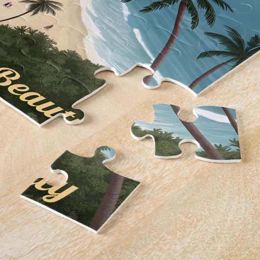 Aloha uit het paradijs: Hawaii Legpuzzel (Zijkant)