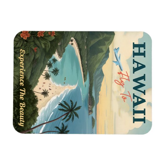 Aloha uit het paradijs: Hawaii Magneet (Horizontaal)