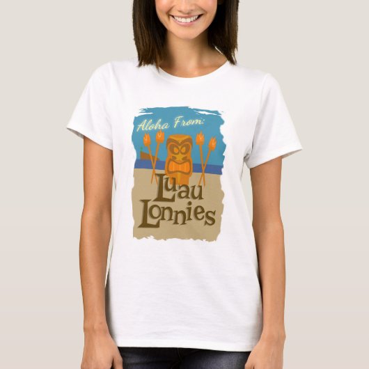 Aloha uit Luau Lonnies T-shirt (Voorkant)