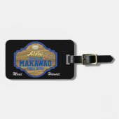 Aloha uit Makawao, Hawaii Bagagelabel (Voorkant horizontaal)