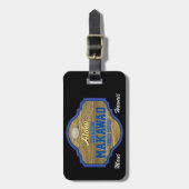 Aloha uit Makawao, Hawaii Bagagelabel (Voorkant verticaal)