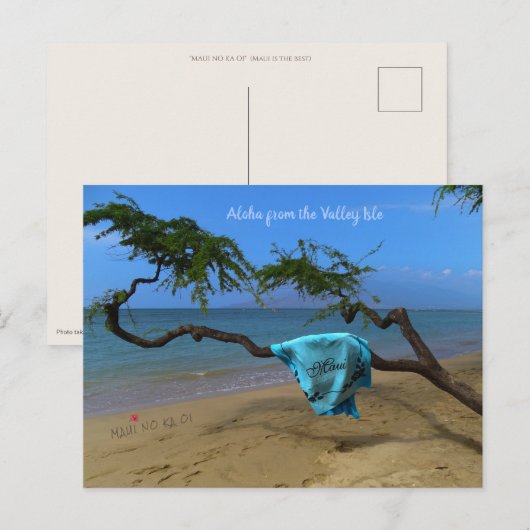 Aloha uit Maui Briefkaart (Voorkant / Achterkant)