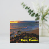 Aloha uit Maui Briefkaart (Staand voorkant)
