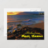 Aloha uit Maui Briefkaart (Voorkant / Achterkant)