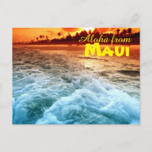 Aloha uit Maui Briefkaart