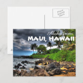 Aloha uit Maui Hawaii Briefkaart (Voorkant / Achterkant)