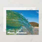 Aloha uit Maui Hawaii Briefkaart (Voorkant / Achterkant)