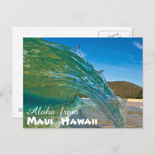 Aloha uit Maui Hawaii Briefkaart (Voorkant / Achterkant)