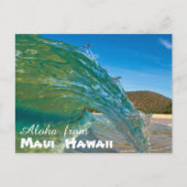 Aloha uit Maui Hawaii Briefkaart (Voorkant)