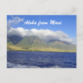Aloha uit Maui Hawaii Briefkaart (Voorkant)