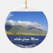 Aloha uit Maui Keramisch Ornament (Achterkant)