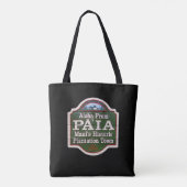 Aloha uit Paia, Maui Tote Bag (Achterkant)