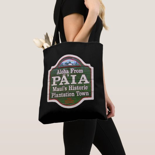Aloha uit Paia, Maui Tote Bag (Dichtbij)
