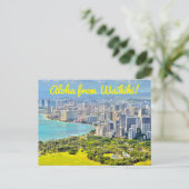 Aloha uit Waikiki Briefkaart (Staand voorkant)