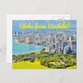 Aloha uit Waikiki Briefkaart (Voorkant / Achterkant)