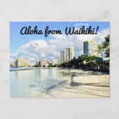 Aloha uit Waikiki Briefkaart (Voorkant)