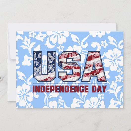 Aloha USA Hawaïaanse Bloemenfeest Uitnodigingen (Voorkant)