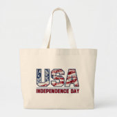 Aloha UUA Hawaïaanse Patriottische strandtassen Grote Tote Bag (Voorkant)
