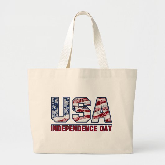Aloha UUA Hawaïaanse Patriottische strandtassen Grote Tote Bag (Voorkant)