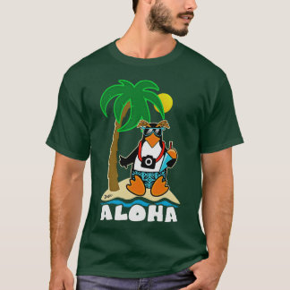 Aloha van de Hawaïaanse pinguïn T-shirt
