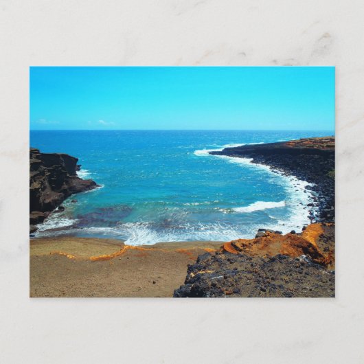 Aloha van Green Sands Beach Hawaii briefkaart (Voorkant)