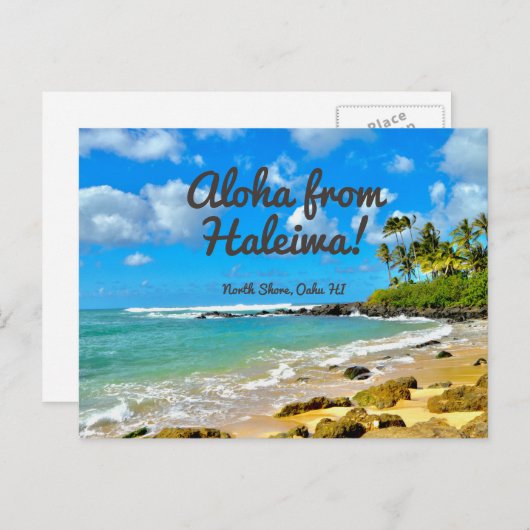 Aloha van Haleiwa Briefkaart (Voorkant / Achterkant)