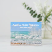 Aloha van Haleiwa Briefkaart (Staand voorkant)