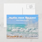Aloha van Haleiwa Briefkaart (Voorkant / Achterkant)